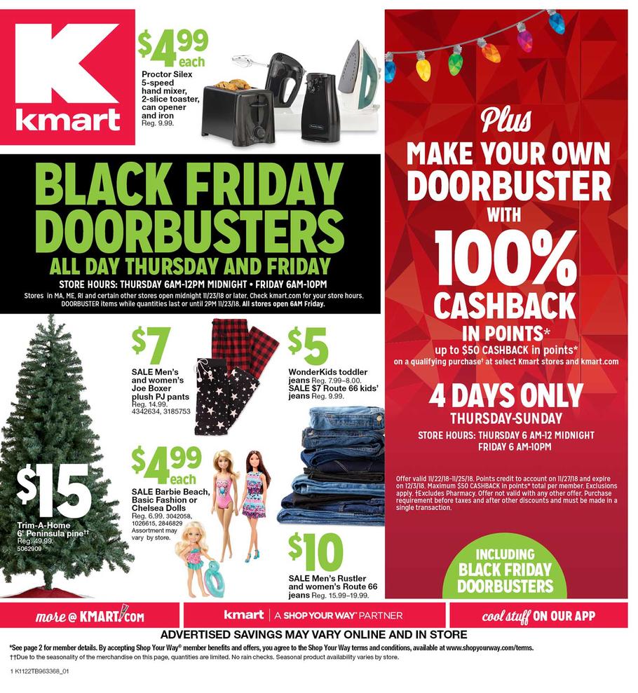 Kmart Hours for Black Friday